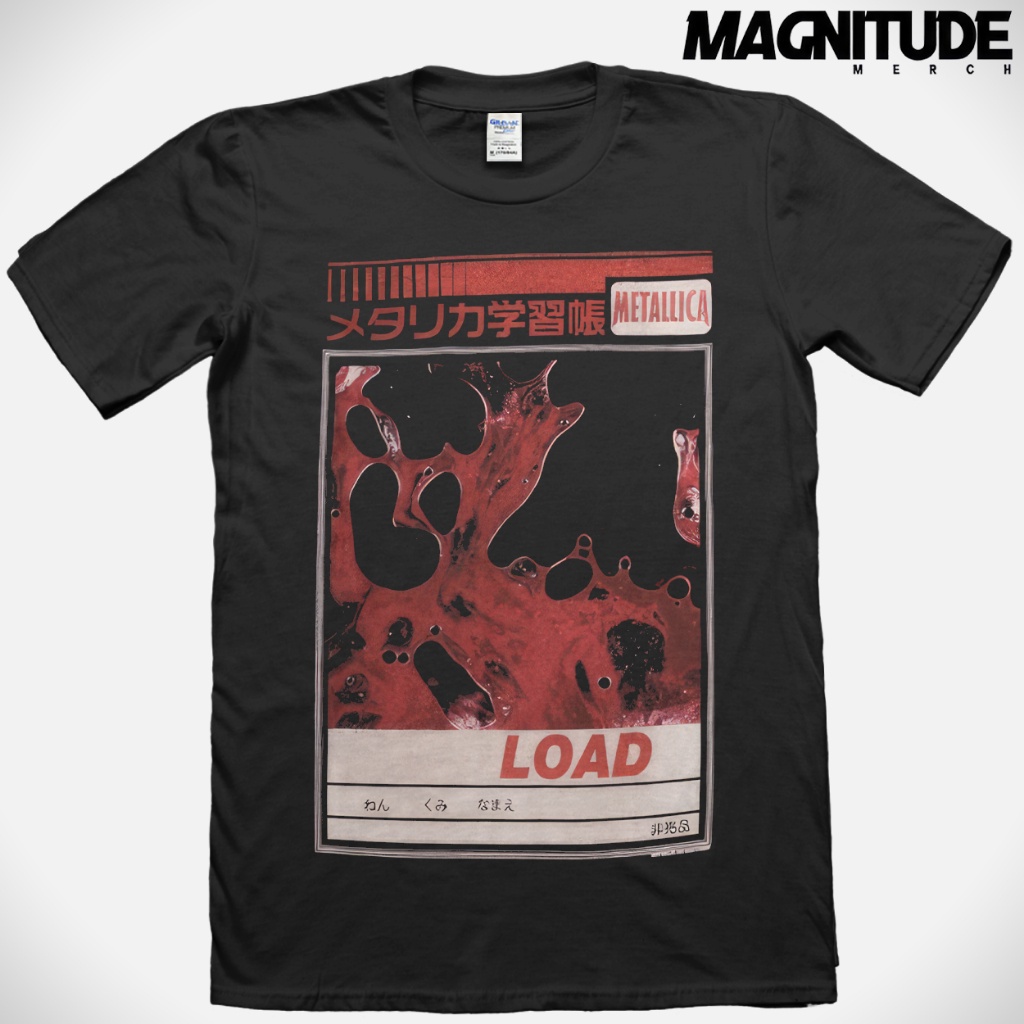 หยาง1  เสื้อยืด ลาย Metallica Magnitude LOAD | เสื้อยืด พิมพ์ลายดนตรี | เสื้อยืด พิมพ์ลายวงดนตรี |