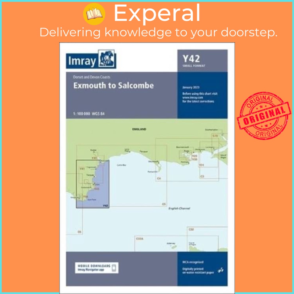 Imray Chart Y42 - Exmouth to Salcombe (Format ขนาดเล็ก) โดย Imray (ฉบับสหราชอาณาจักร ปกอ่อน)