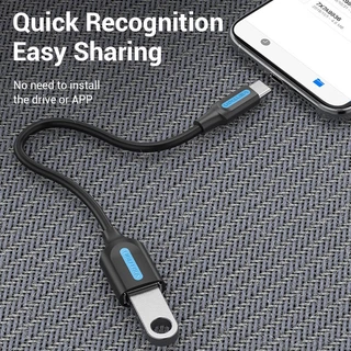 Vention Type-C สายเคเบิ้ล Otg อะแดปเตอร์ 480mbps เชื่อมต่อ Usb