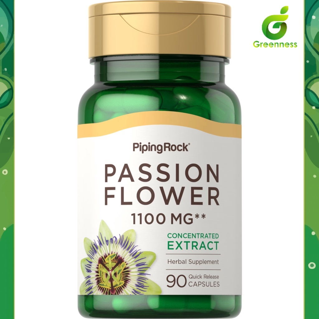 Passion Flower 1,100 mg. (90แคปซูล) ดอกเสาวรส