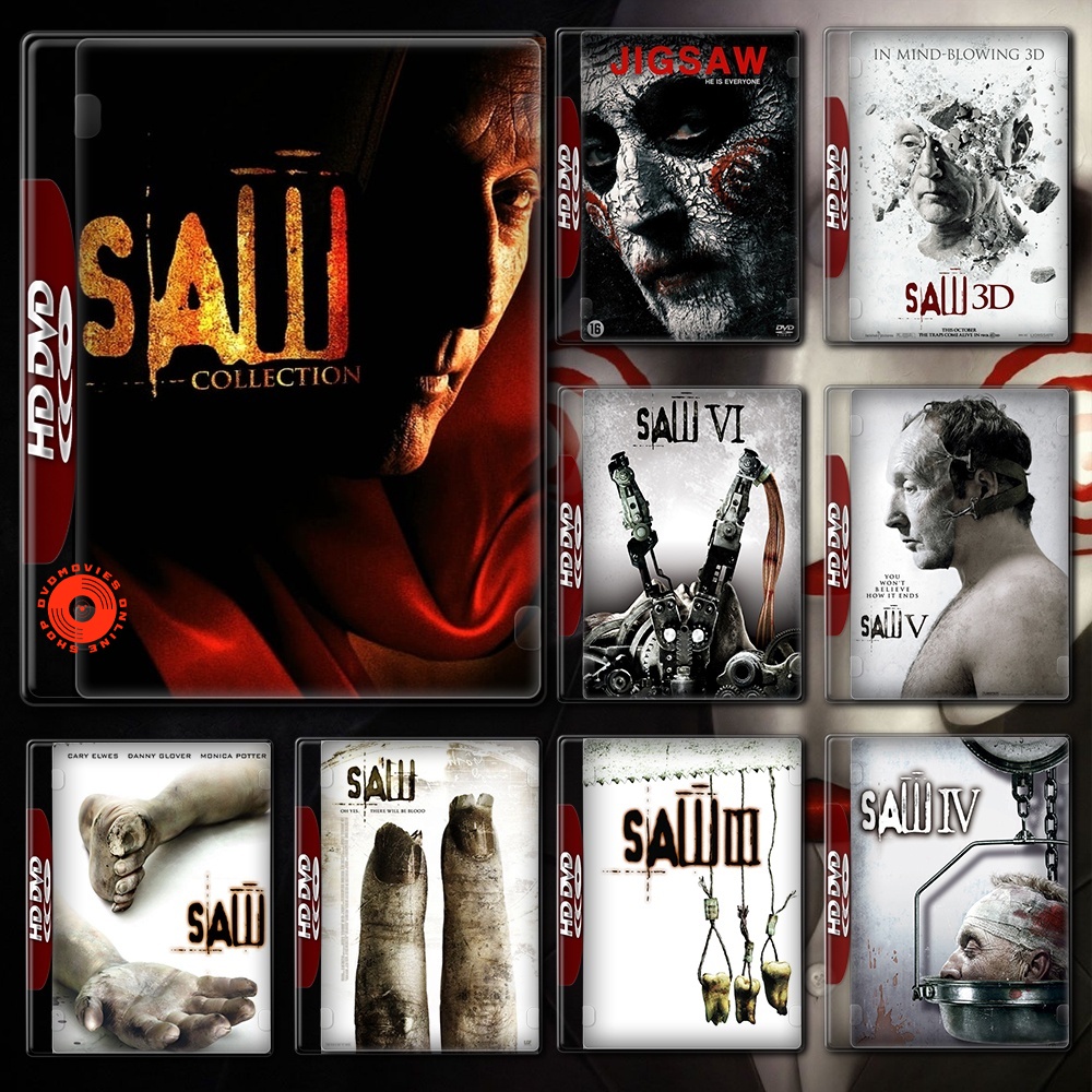 DVD SAW เกมตัดต่อตาย ภาค 1-8 DVD Master เสียงไทย (เสียง ไทย/อังกฤษ | ซับ ไทย) DVD