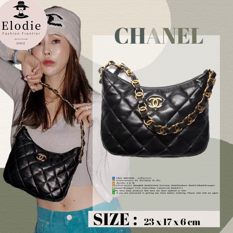 Chanel 22K HObo Underarm Bag กระเป๋าสะพายสุภาพสตรี