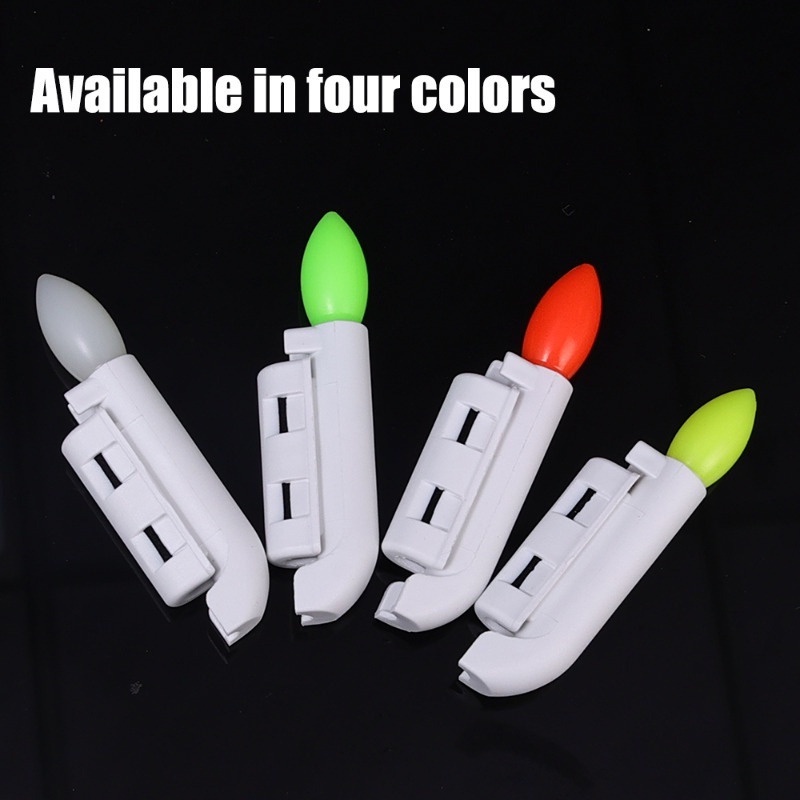 Always On ไฟเตือนติดคันเบ็ดตกปลา LED CR425 ถอดออกได้ ใช้แบตเตอรี่