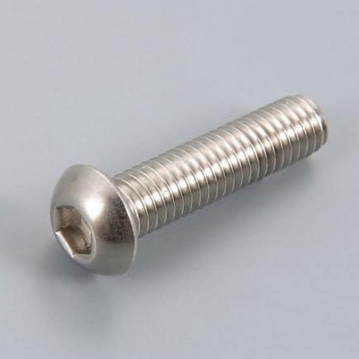 L BUTTON bolt M8x20 (SMOOTH) กุญแจ L สแตนเลส 5MM M8 X 20 SS304 (PRICE PER PIECE)