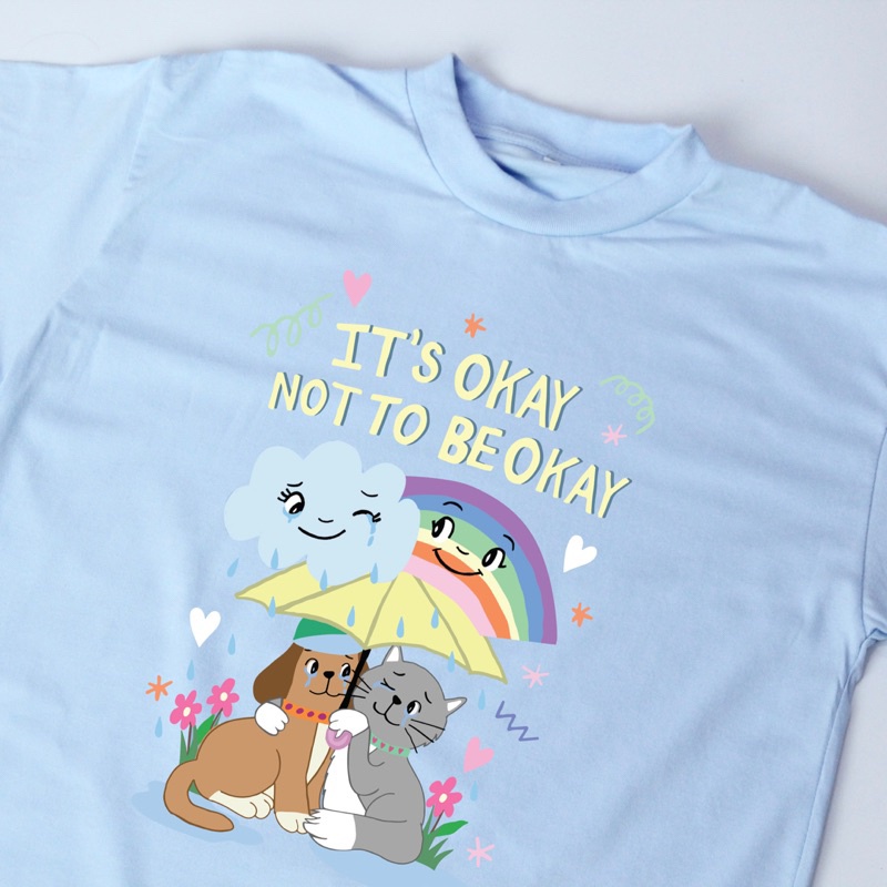 เรย์ 6 It’s okay not to be okay🌧️🌈 (Oversized)