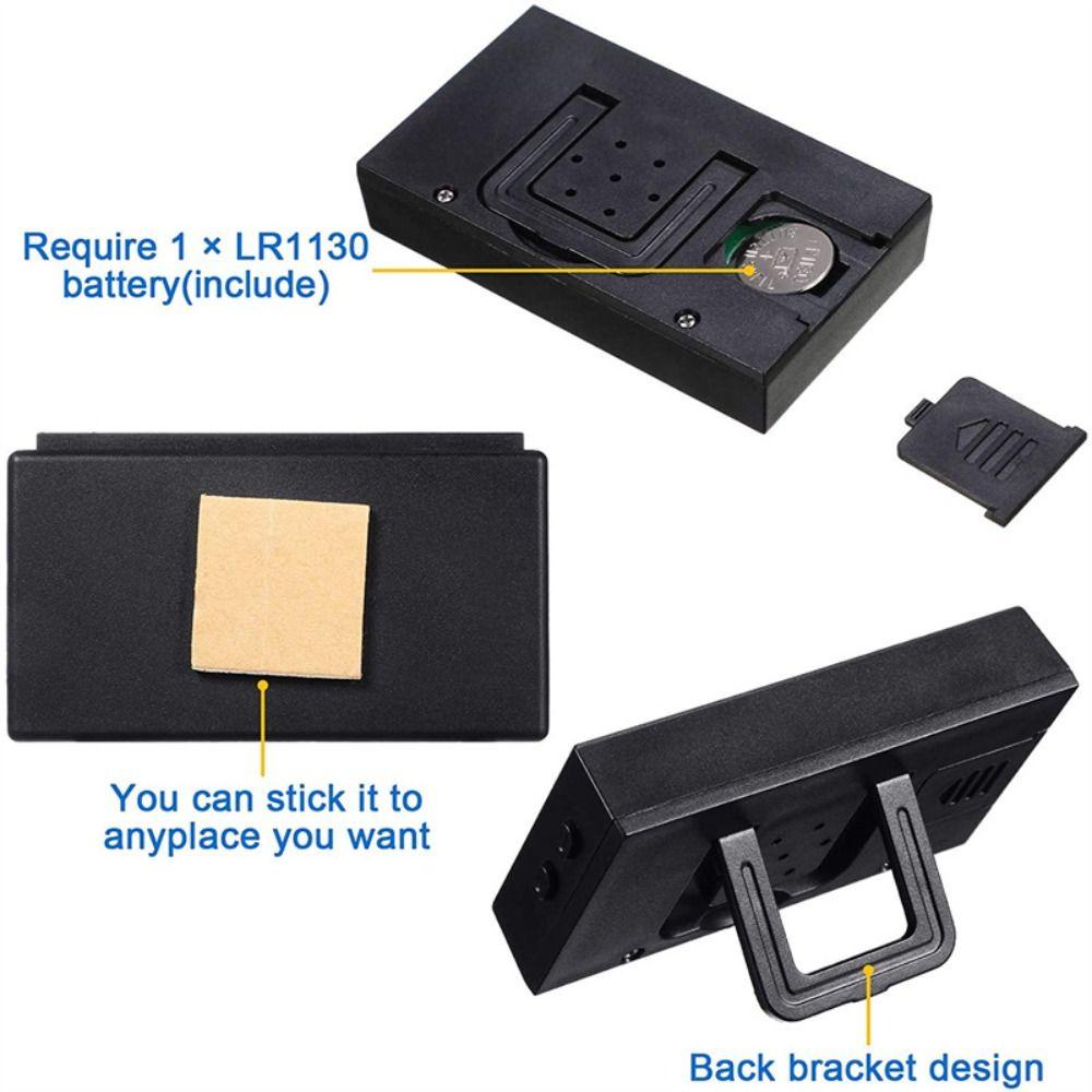 Winte Mini Clock, Creative Simple Quiet Desktop Clock, เด ็ กนาฬิกาดิจิตอลที ่ ทนทานนาฬิกาอิเล ็ กทรอนิกส ์ นาฬิการถยนต ์ ราคา ถูกที่สุด ดีลบีเคเค แกลเลอรีภาพที่ 3