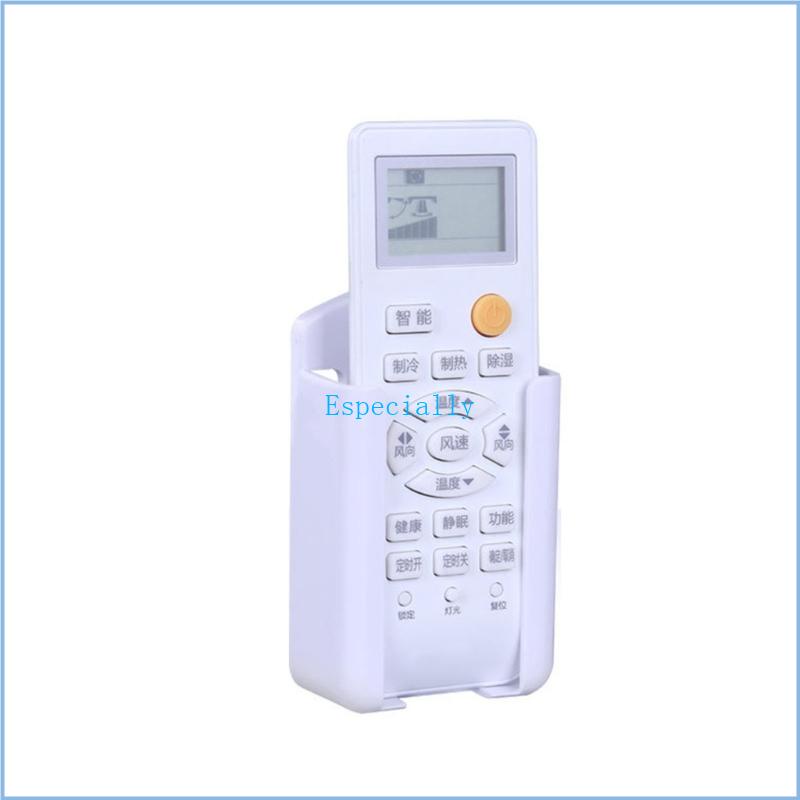 Esp ขาตั้งเครื่องปรับอากาศ รีโมตคอนโทรล ที่วางรีโมตคอนโทรล ออแกไนเซอร์ กล่องเก็บสื่อ มีกาวในตัว เคสฟรี Pun