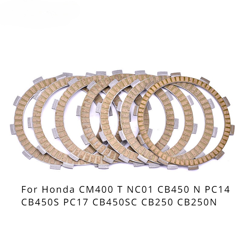 ชุดแผ่นคลัตช์รถจักรยานยนต์ สําหรับ Honda CM400T CM400 CM 400 NC01 CB450N CB 450 250 PC14 CB450S PC17