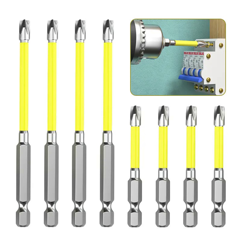 Magnetic Screwdriver Bit 65mm 110mm Magnetic Special Slotted Cross Screwdriver Bit FPH2 For Socket S