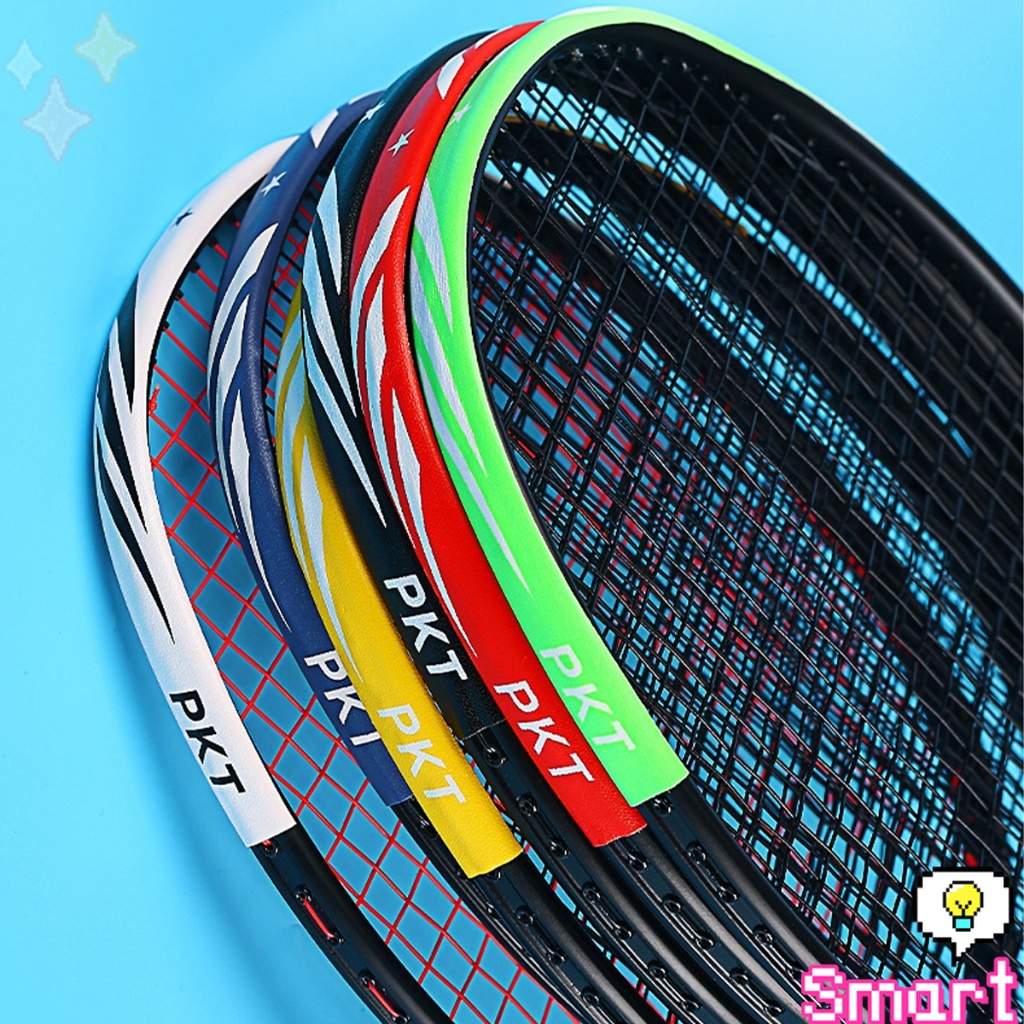 Smart อุปกรณ์เสริมสติกเกอร์เทป ทนต่อการขัดถู ป้องกันแร็กเกต  ป้องกันหัวแบดมินตัน Racket Protector Sticker