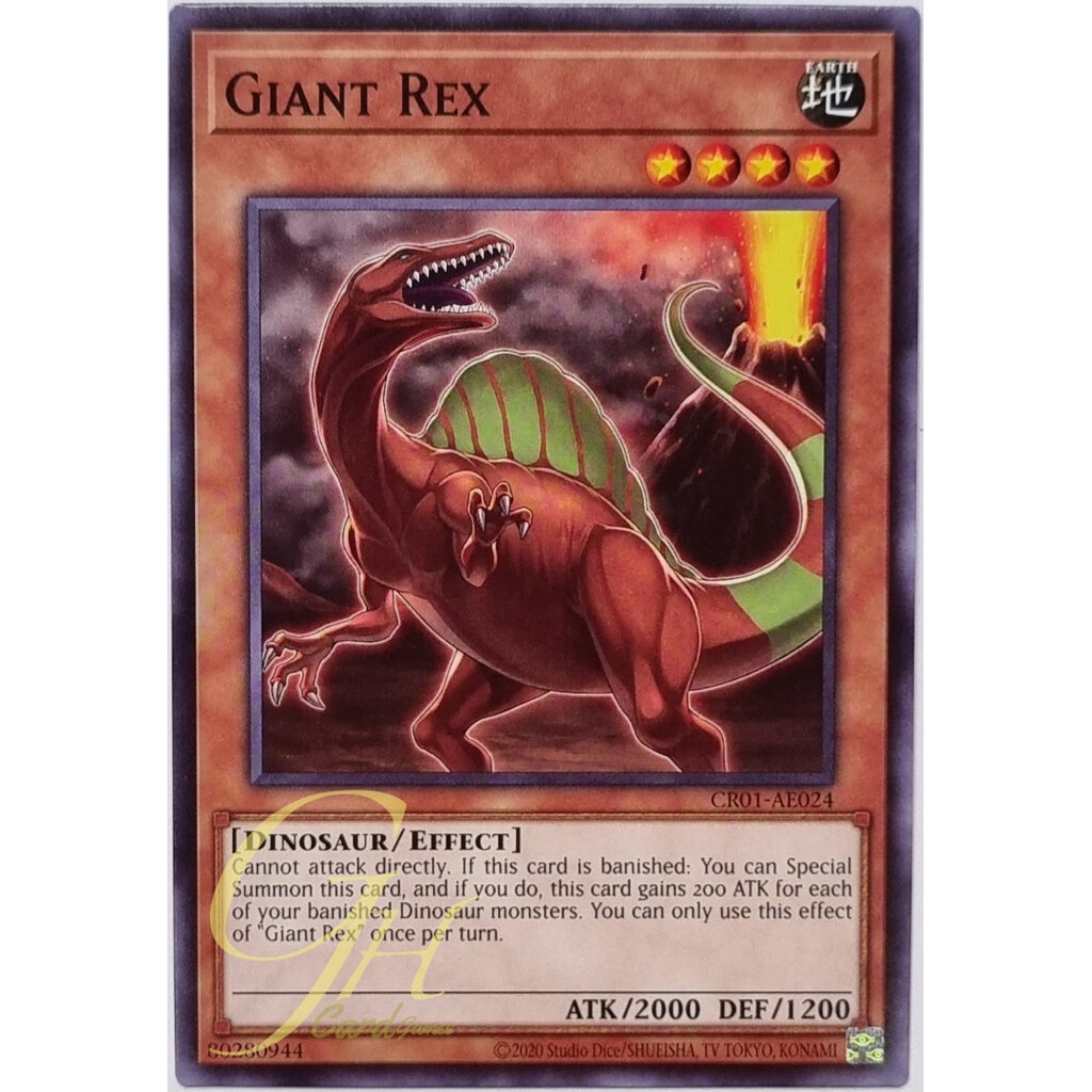 Yugioh [CR01-AE024] Giant Rex (Common)