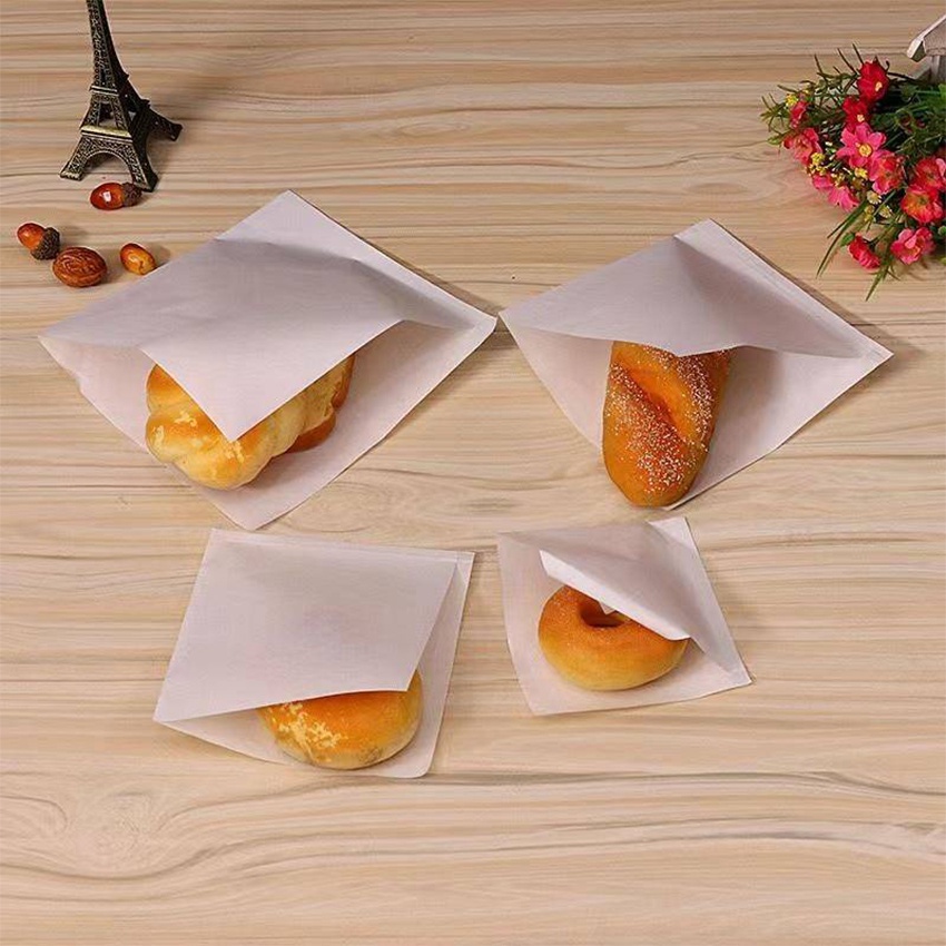 ถุงกระดาษคราฟท์ถุงกระดาษใส่ของทอด เคลือบกันน้ำกันน้ำมัน        
