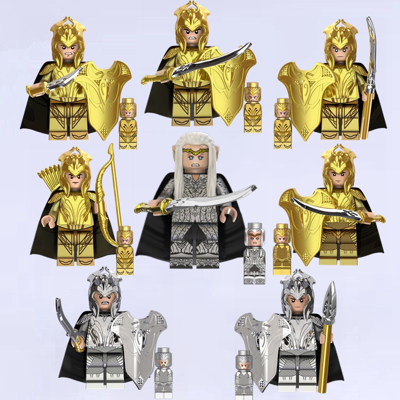 Thranduil Elven Warrior บล็อคตัวต่อภาพยนตร์ ขนาดเล็ก ของเล่นสําหรับเด็ก ของขวัญวันเกิด