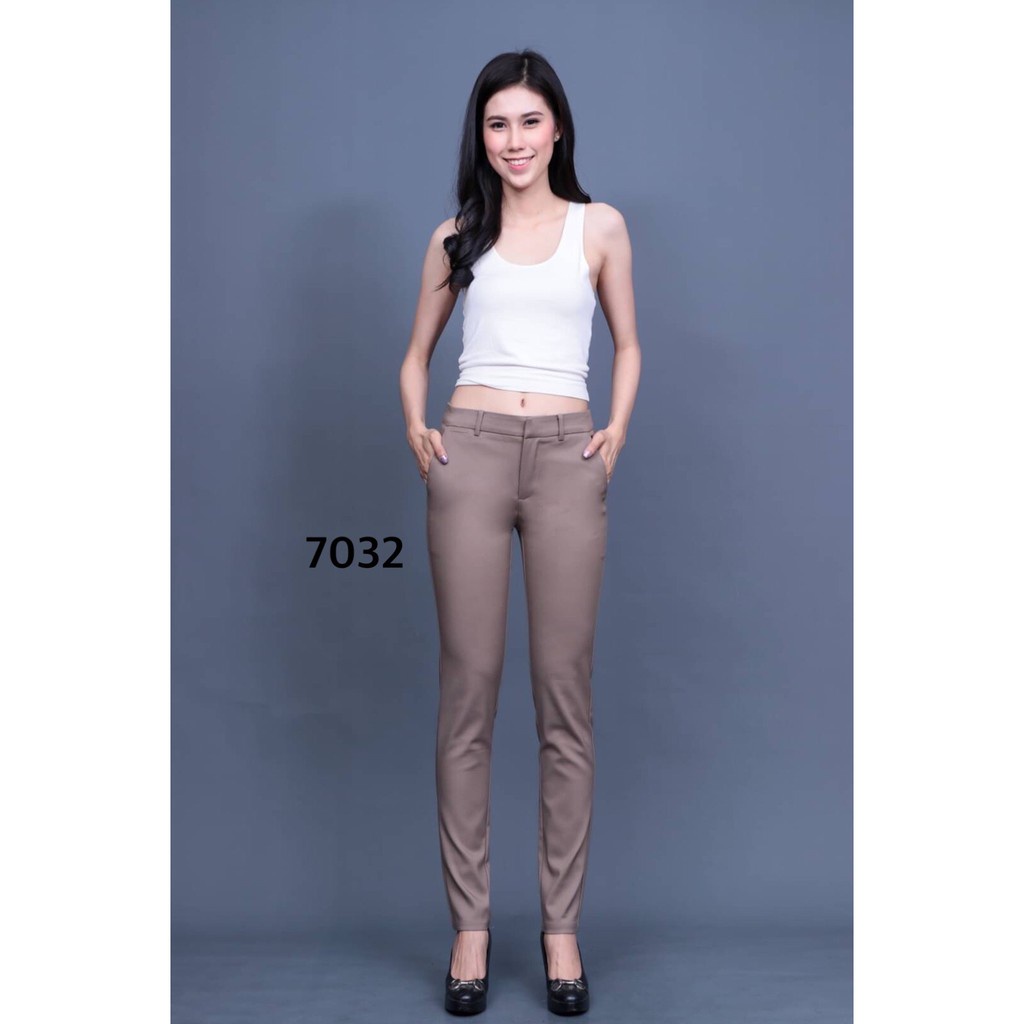 Sale Miss Daisy กางเกงขายาว No.7032 ผ้ายืด