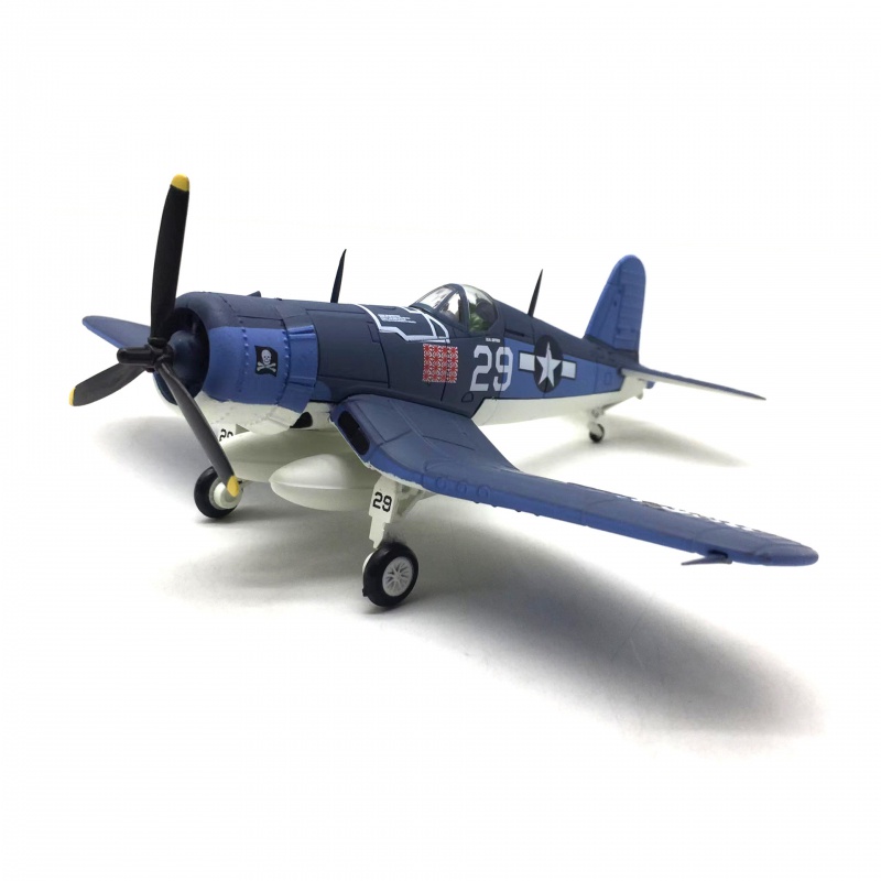 โมเดลเครื่องบินรบโจรสลัด Us Navy F4u Pirate Ship-Based Land-Based 1:72 ของขวัญ สําหรับตกแต่ง