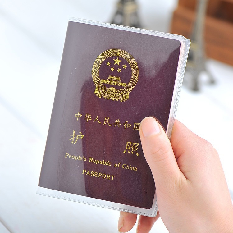 กล่องเคส PVC แบบใส กันน้ํา กันสกปรก สําหรับใส่หนังสือเดินทาง บัตรเครดิต บัตรเครดิต