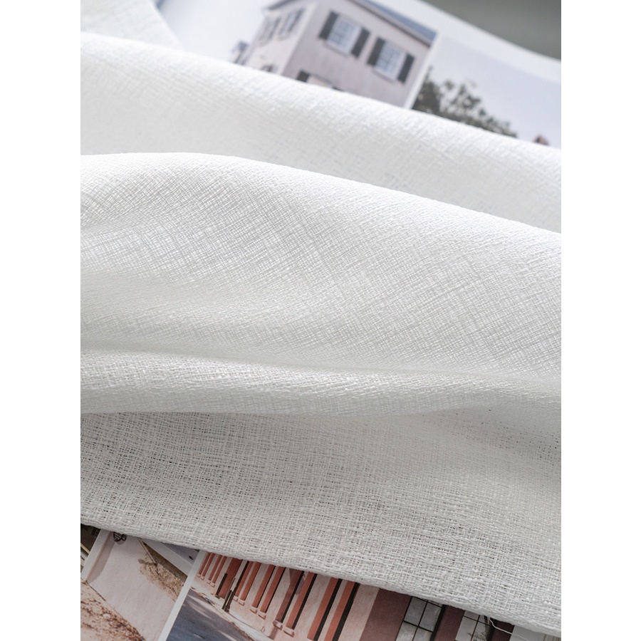 แนะนำ ผ้าม่าน ผ้าม่านสีขาว ม่านหน้าต่าง ผ้ามานประตู สไตล์มินิมอล ม่านโปร่งแสง ผ้าม่านตีนตุ๊กแก ไม่ต้องเจาะ ราคาพิเศษ มีเก็บเงินปลายทาง