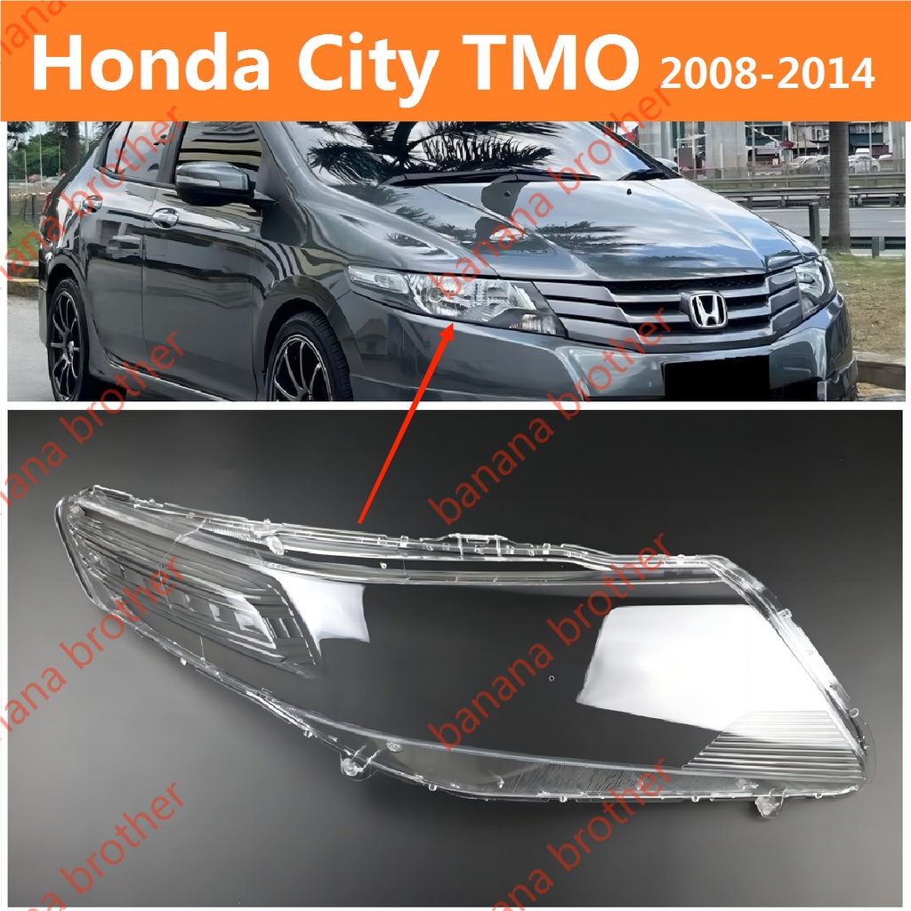 ฝาครอบเลนส์ไฟหน้า Honda City TMO Sedan (2008-2014) ฝาครอบเลนส์กระจก headlamp cover cap เลนส์ไฟหน้า