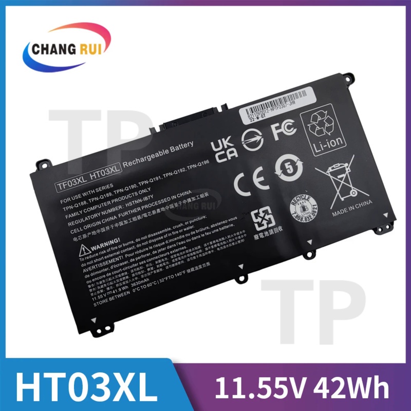 TP CRO Laptop Battery HT03XL 41WH For HP Notebook 240 G7 245 G7 250 G7 348 G5 HSTNN-DB8R Rechargeable Li-ion Battery