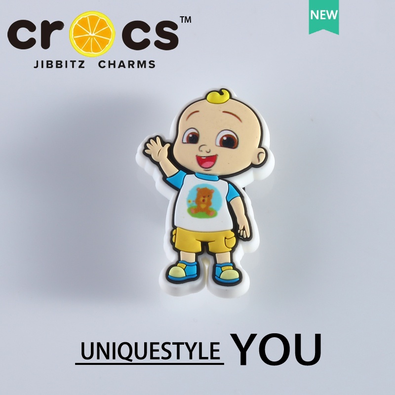 JIBBITZ cross charms ตัวติดรองเท้า ฟุตบอลการ์ตูน ตัวติดรองเท้า cross