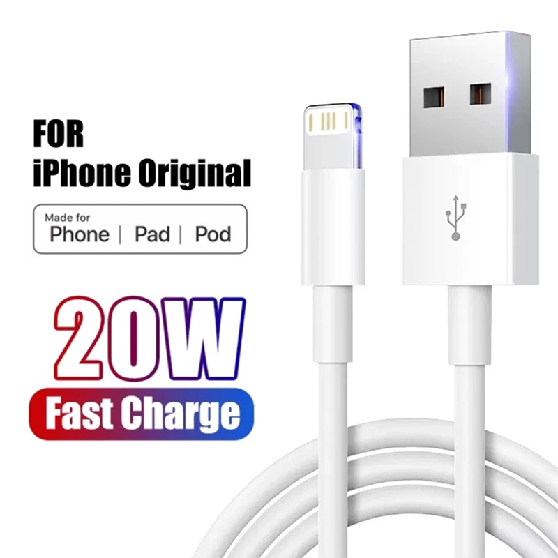 Monee สายชาร์จ USB ยาว 1 ม. 2 ม. 3 ม. ชาร์จเร็ว สําหรับ Apple iPhone 3 ฟุต