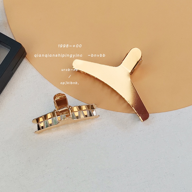 กิ๊บติดผมโลหะ รูปปลาฉลาม ขนาดเล็ก 5.6 ซม.