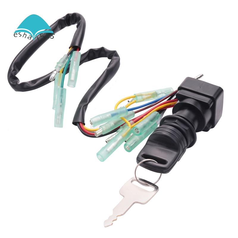 【Eshai585】สวิตช์กุญแจ สําหรับ Yamaha Outboard Motor Control Box 703-82510-43-00