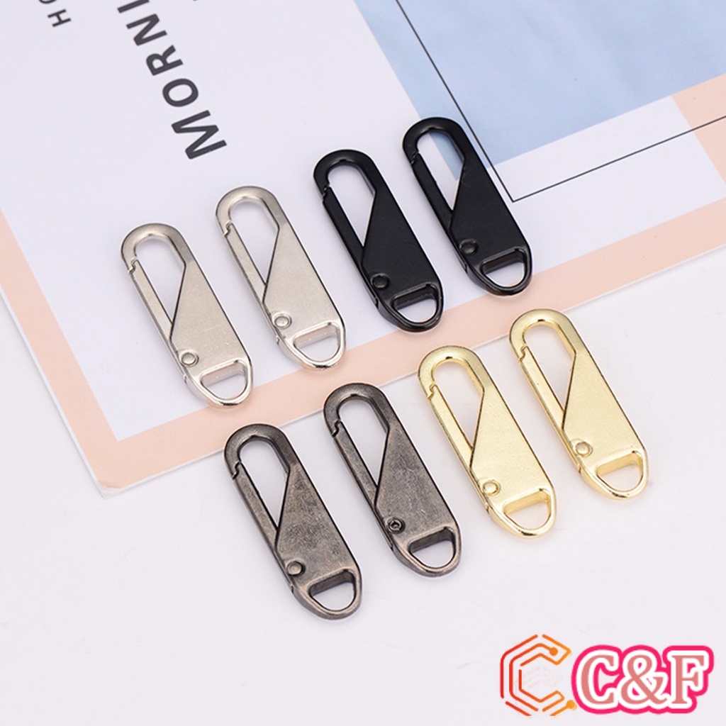 C&F C&F หัวซิปแบบถอดได้ หัวซิปกระเป๋า ทั่วไป แบบเปลี่ยน Metal Zipper Head - รูปที่ 6