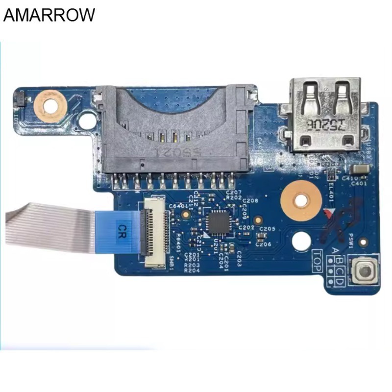 บอร์ดสวิตช์ปุ่มพาวเวอร์ USB สําหรับแล็ปท็อป Acer ES1-512 ES1-531 ES1-711 EX2519 N15W4 448.03704.0011