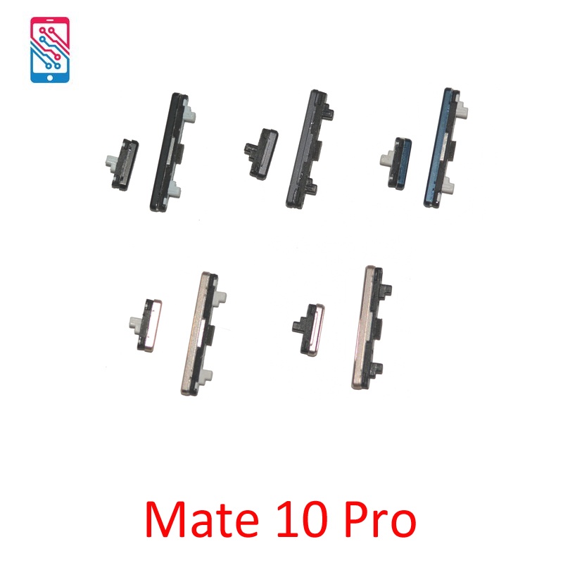 ปุ่มปรับระดับเสียงโทรศัพท์ อะไหล่ซ่อมแซม แบบเปลี่ยน สีดํา สําหรับ Huawei Mate 10 Pro