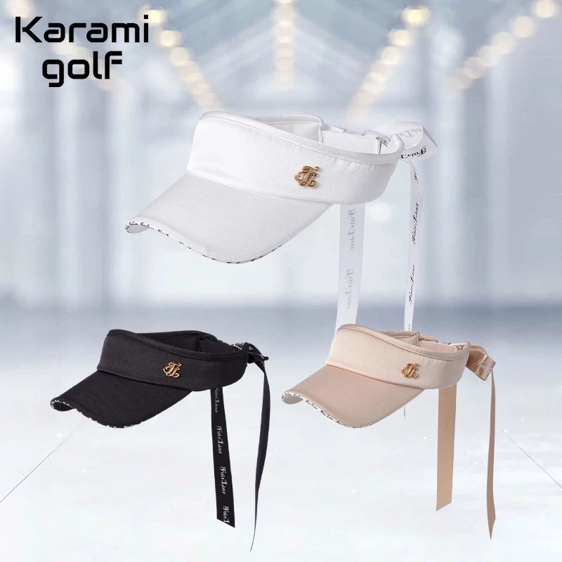 Karami หมวกกอล์ฟแบบเปิด/หมวกกอล์ฟครึ่งใบ กันแดด ปรับขนาดได้ ระบายอากาศ golf cap รหัสสินค้า:MFL001