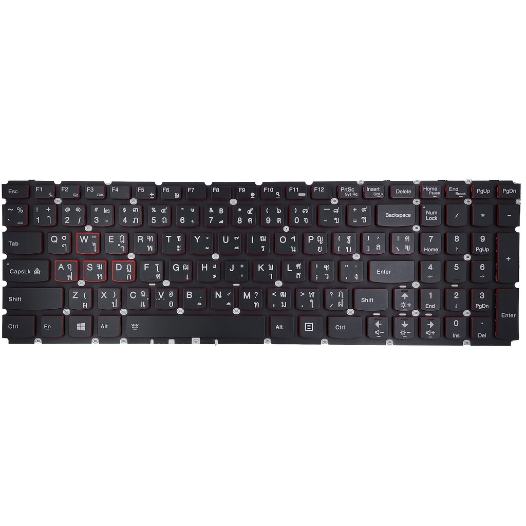 คีย์อร์ด keyboard  Lenovo IdeaPad Y700 Y700-15 Y700-15ISK Y700-15ACZ Y700-17ISK Y700-15