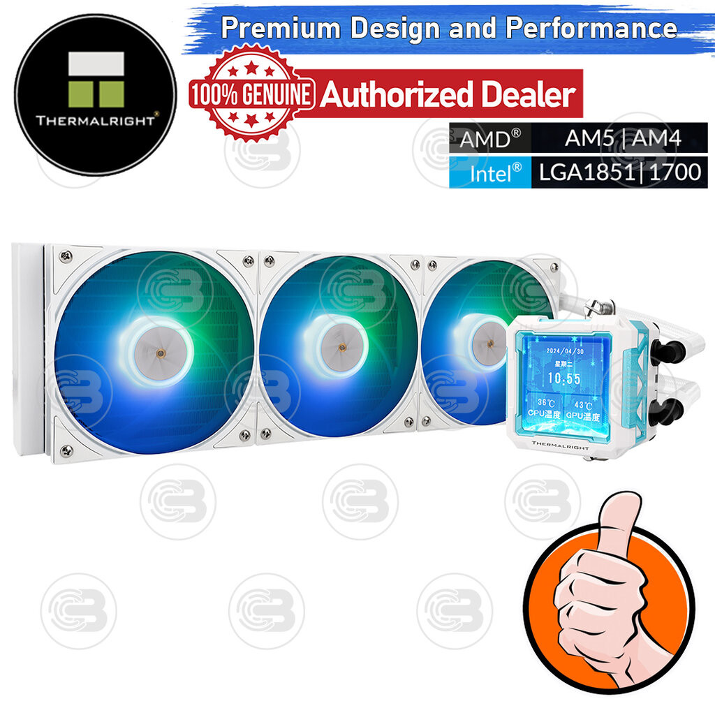 [CoolBlasterThai] Thermalright FROZEN WARFRAME PRO 360 ARGB WHITE AIO Liquid CPU Cooler (AM5/LGA1851