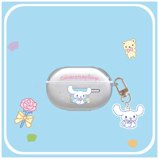 Stock Ready Cartoon Soft Transparent หูฟังสําหรับ SoundPeats PearlClip/PearlClip Pro/CC/CC Pro พร้อมตะขอ