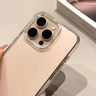 สีใส กากเพชร สำหรับ รุ่นไอโฟน 16e 17 17e 16/15/14/13/12/11 Pro,Max,Plus 6,7,8 Plus X XR XS MAX เคสโทรศัพท์ 006
