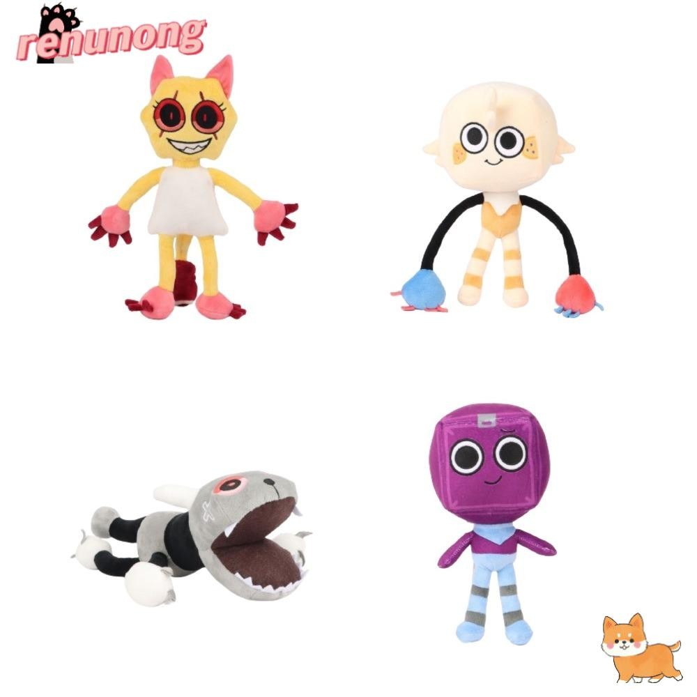 Renunong ตุ๊กตาสัตว์, ของเล่นตุ๊กตา Pebble World ของ Dandy, เกมสยองขวัญสร้างสรรค์ Goob Soft Doll Room Decor