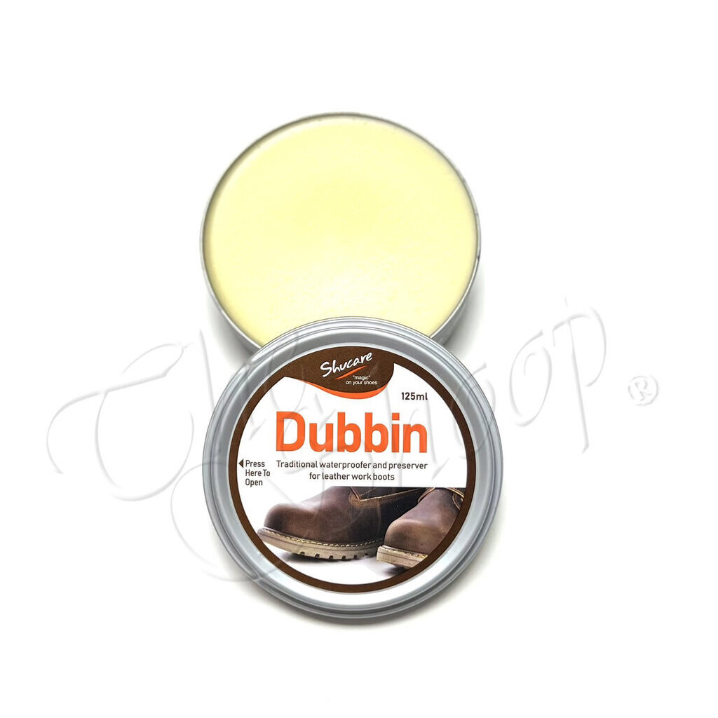 Shucare Dubbin 125 ml. ไขปลาวาฬสีน้ำตาล ครีมรักษากลุ่มหนังฟอกฝาดให้นุ่ม และเพิ่มสีเข้มธรรมชาติให้กับเครื่องหนัง ให้คว...