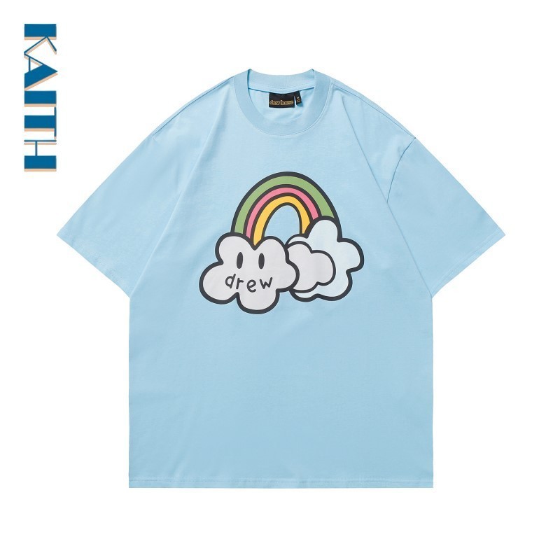 [พร้อมส่ง]#T20 Ready to Ship Short-sleeved T-shirt with a ro y2k S-5XL หลวม สีดำ เกาหลี