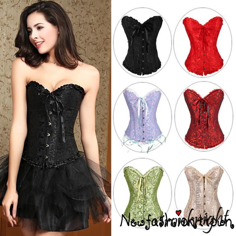Ironknight-ผู้หญิง tidding เซ็กซี่ลูกไม้ดอกไม้เอว Shaping Bustier Corset สําหรับงานแต่งงาน