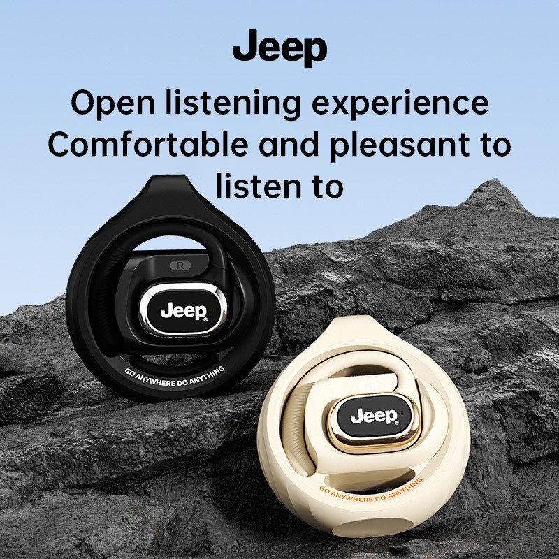 ไม่เจ็บหู Jeep EC023 หูฟังบลูทูธไร้สาย OWS บลูทูธ 5.4 Open Ear หูฟังไร้สาย กันน้ํา  HiFi HD Calls พร