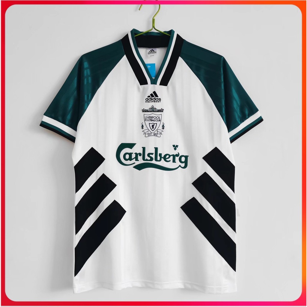 1993 / 95 Liverpool Away คุณภาพสูง Home Retro Jersey เสื้อยืดที่กําหนดเองฟุตบอล AA +