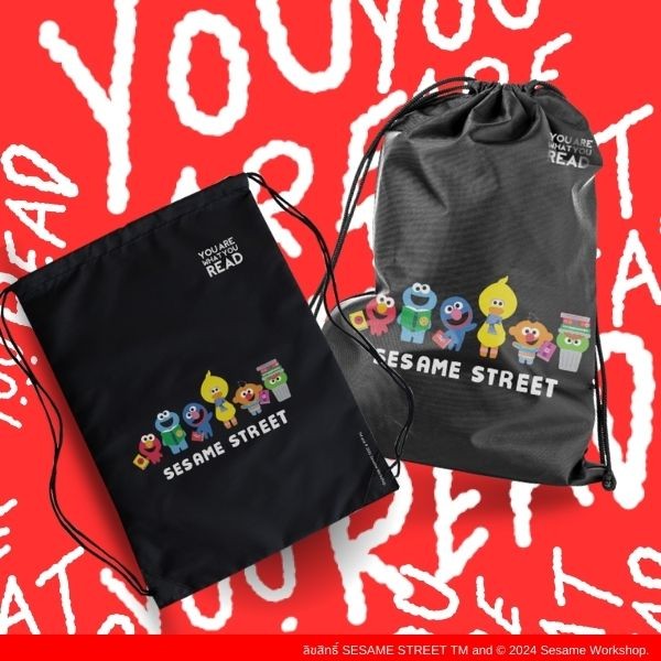 Bundanjai (กระเป๋าเชือกรูด) SST5-กระเป๋าเชือกรูด : SST&YWR SST-D Drawstring Backpack (SST5D-DTB-BK35) W35xH43 cm.