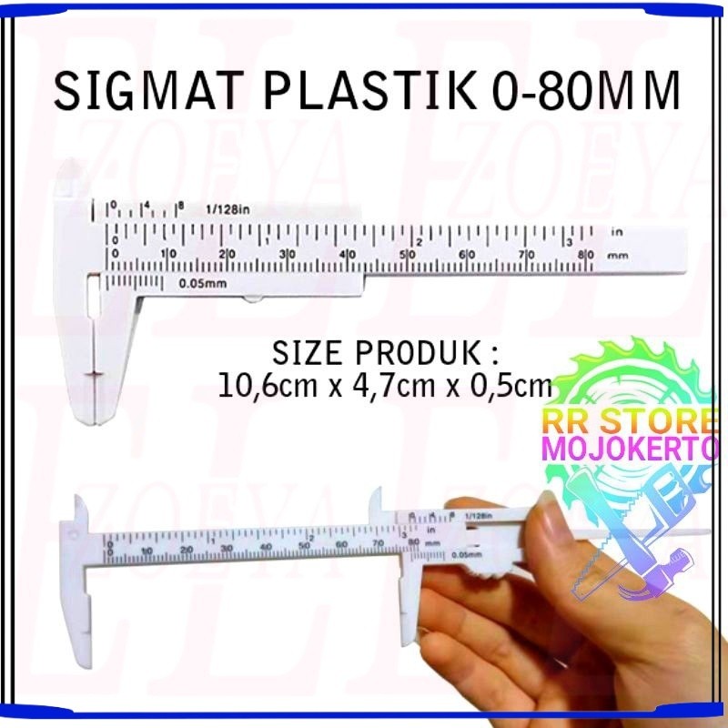 Sigmat Vernier Caliper / Sketmat / Vernier Caliper Mini Plastic
