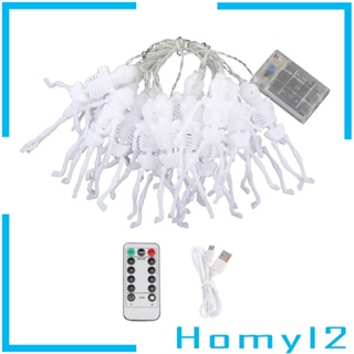 [HOMYL2] สายไฟหิ่งห้อย Led 20 ดวง 10 ฟุต หรี่แสงได้ ใช้แบตเตอรี่ USB สําหรับตกแต่งปาร์ตี้ฮาโลวีน ในร่ม กลางแจ้ง