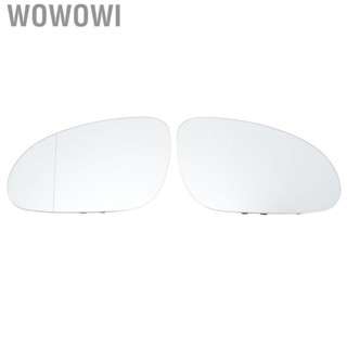 Wowowi Wing Mirror Glass Left and Right  Scratch Door Rearview 1K0857521 Stable with Heated Function for  1F7 1F8