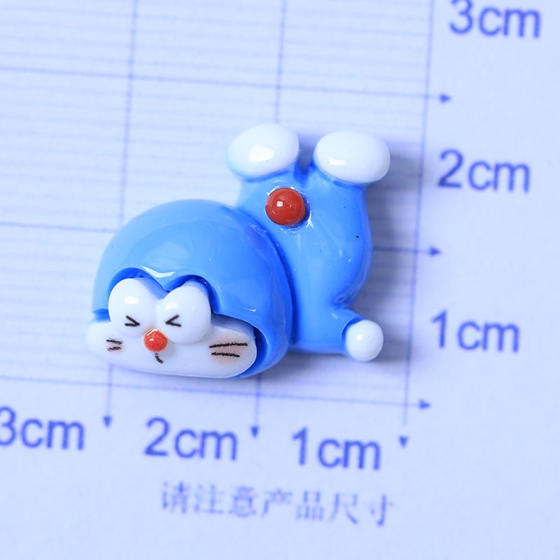 [3 #] Jibbitz Crocs ยางรัดผม เรซิ่น ลายการ์ตูนโดราเอมอน โฮมเมด อุปกรณ์เสริม สําหรับตู้เย็น diy YT