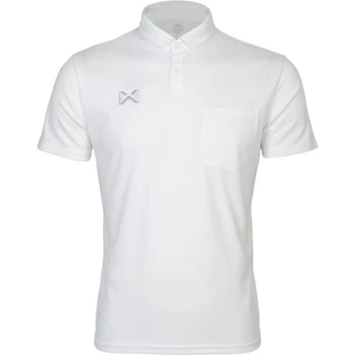 WARRIX รุ่น PIQUE PLUS มีกระเป๋าอกเสื้อ (WA-221PLACL30) เสื้อโปโลวอริกซ์สีล้วน ของแท้100%