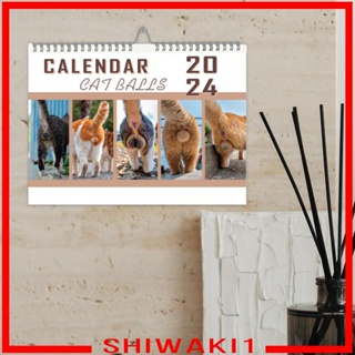 [Shiwaki1] ปฏิทินรูปก้นแมว เครื่องประดับ สําหรับผู้ชาย และผู้หญิง