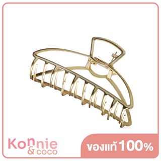 Konvy Golden Metal Hair Clip #1 กิ๊บหนีบผมโลหะ ขนาดใหญ่ สีทอง.