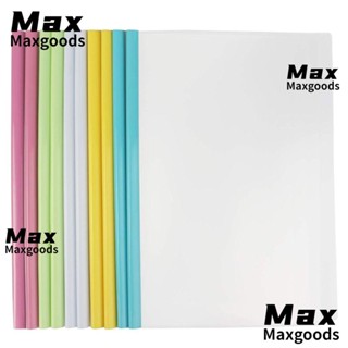 Maxg แฟ้มโฟลเดอร์ 10 ชิ้น ปกรายงาน หลากสี 10 ชิ้น ซองกระดาษ 5 สี สําหรับสํานักงาน